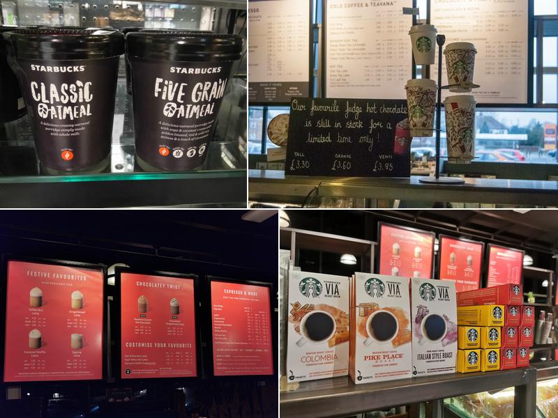 Starbucks Coffee Menu