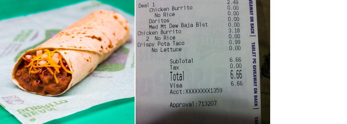 Taco Bell Menu