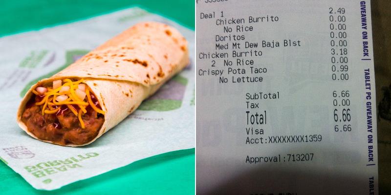 Taco Bell Menu