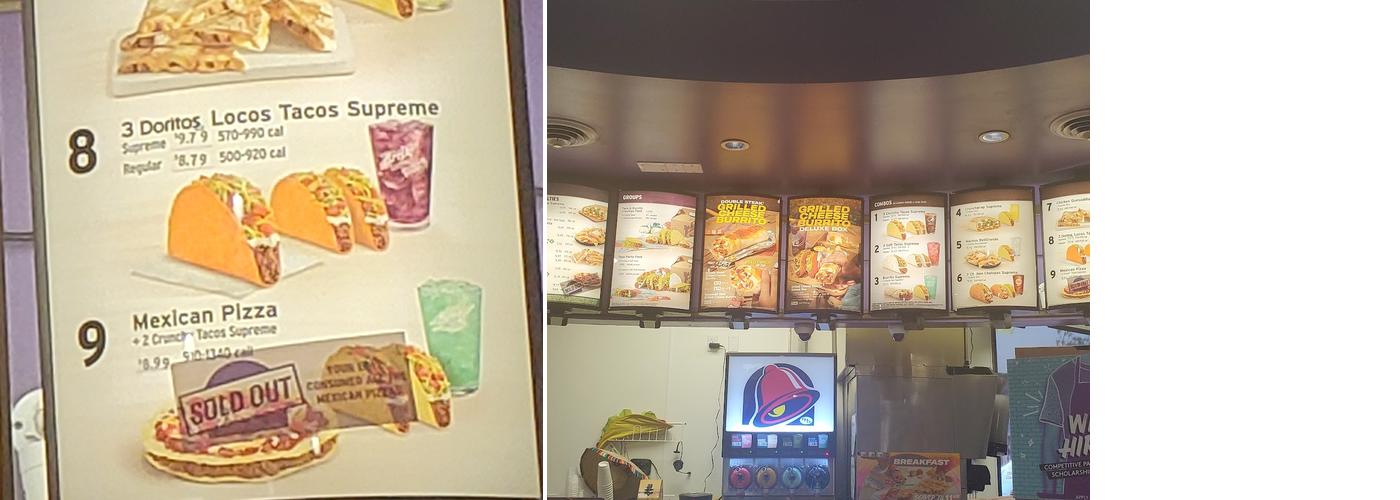 Taco Bell Menu