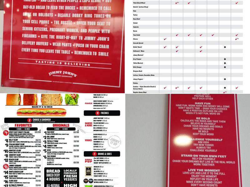 Jimmy John's Menu