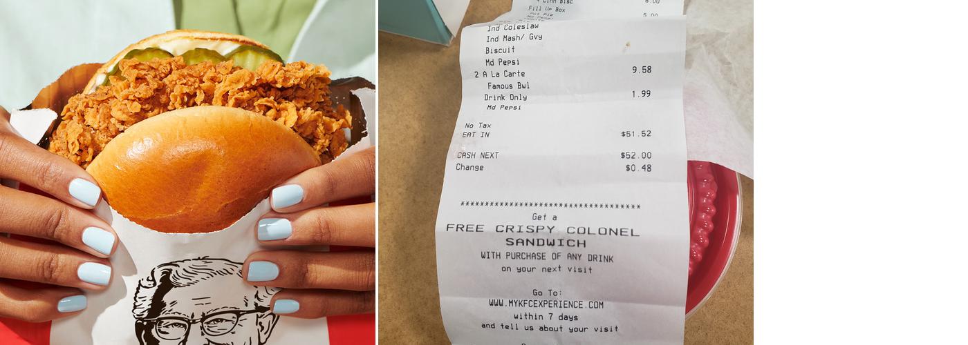 KFC Menu
