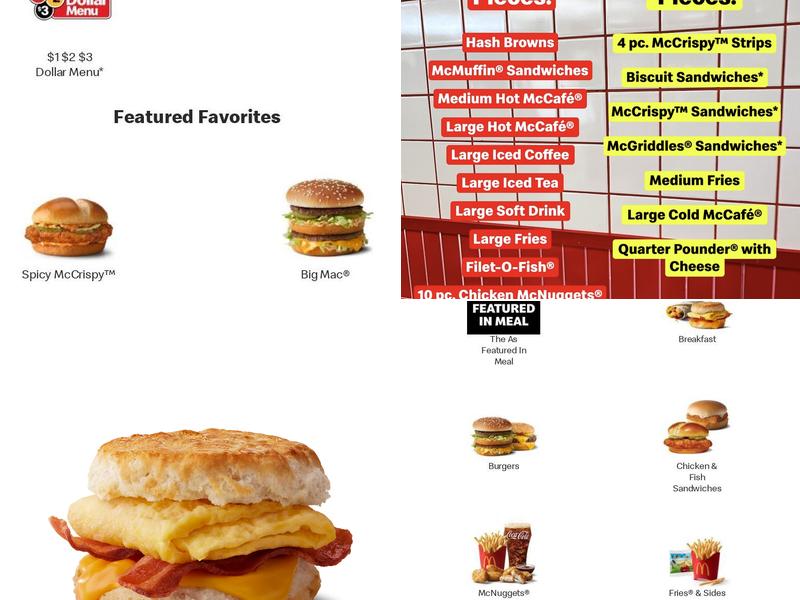 McDonald's Menu