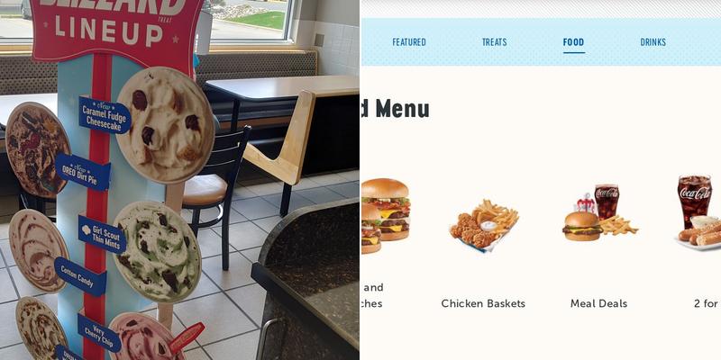 Dairy Queen Grill & Chill Menu