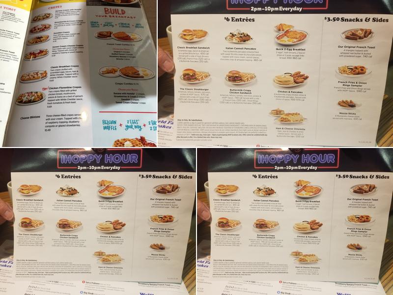 IHOP Menu