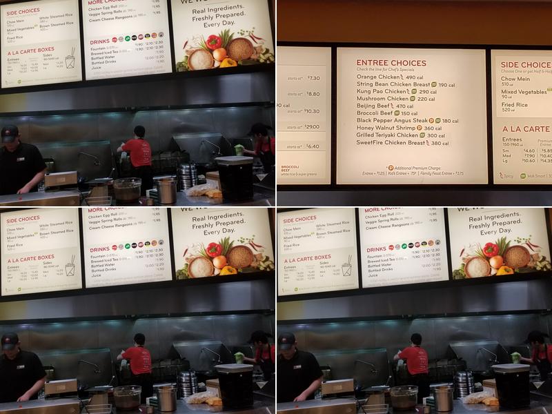 Panda Express Menu