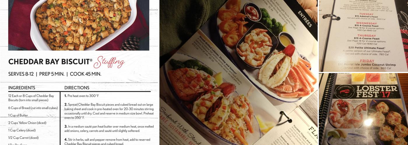 Red Lobster Menu