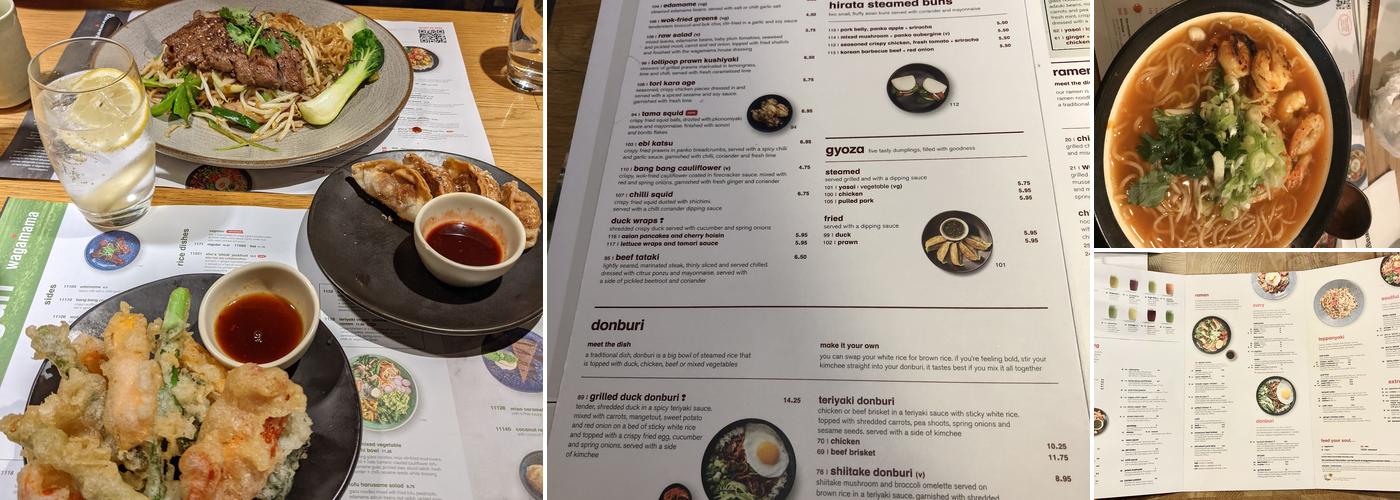 wagamama westfield white city Menu
