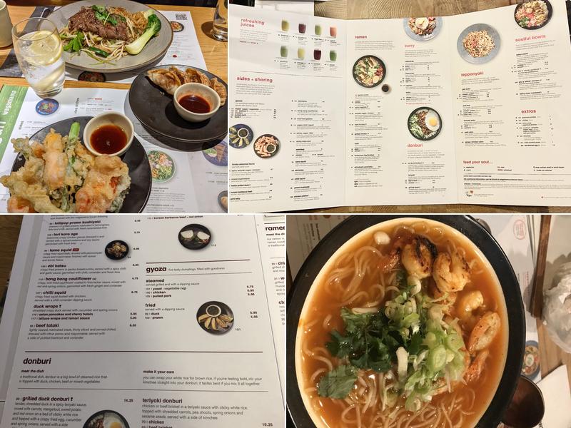 wagamama westfield white city Menu