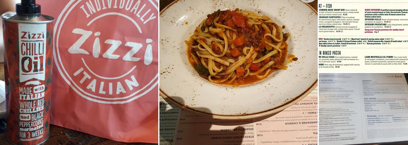 Zizzi - Kingston Menu