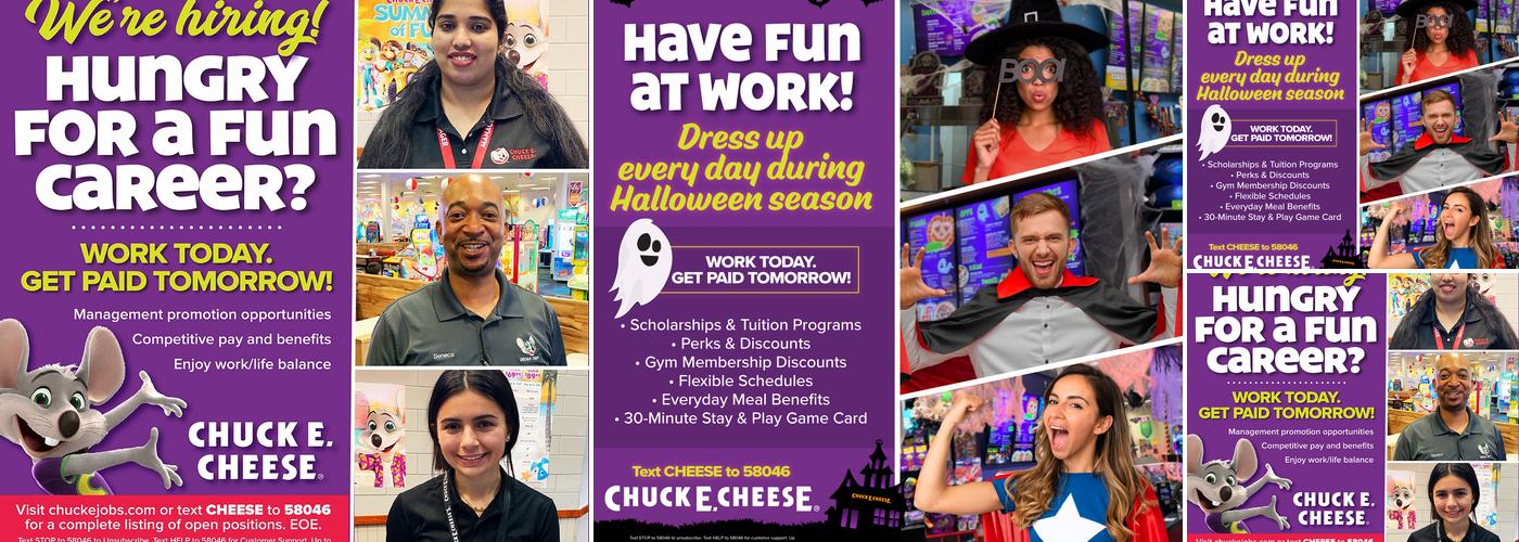 Chuck E. Cheese Menu