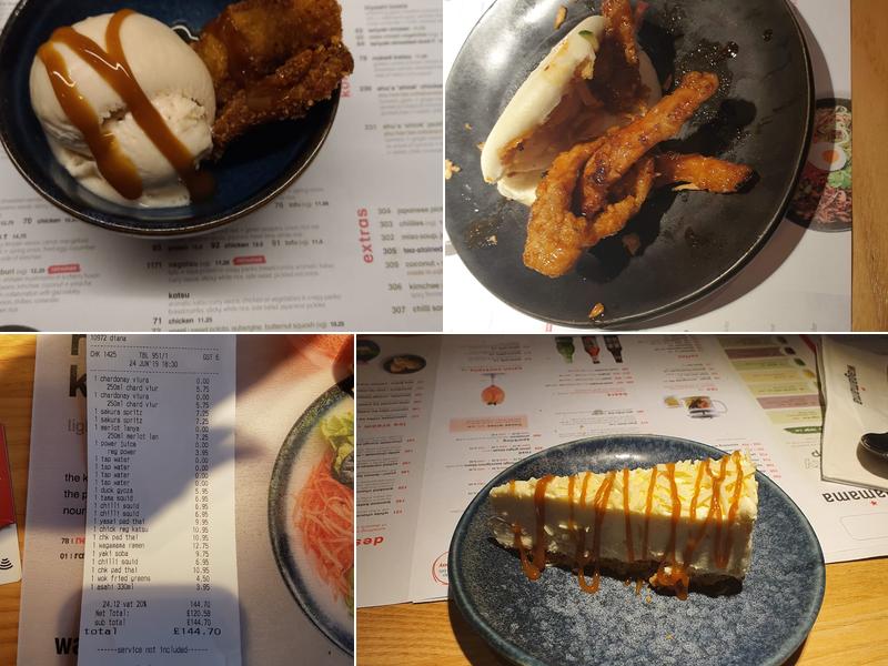 wagamama bedford Menu