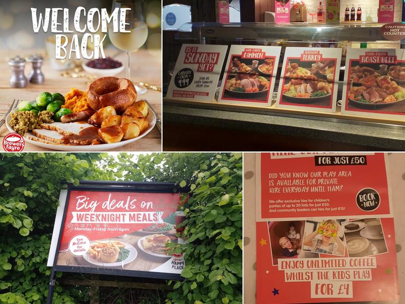 The Hampton Brewers Fayre Menu