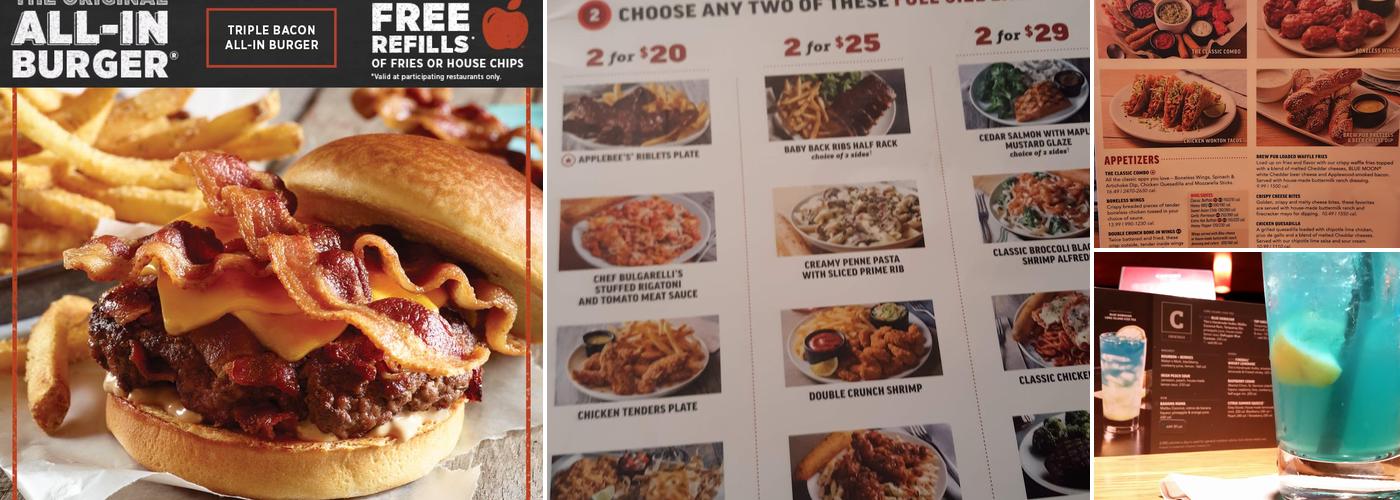 Applebee's Grill + Bar Menu