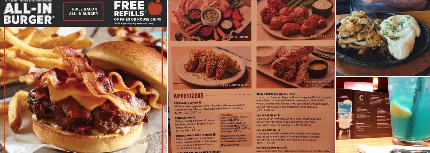 Applebee's Grill + Bar Menu