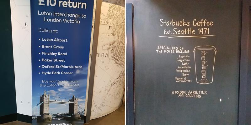 Starbucks Coffee Menu