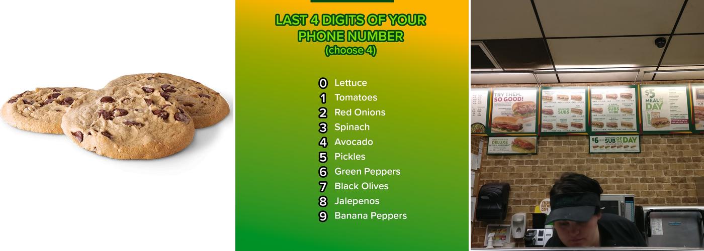 Subway Menu