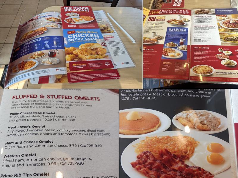 Huddle House Menu