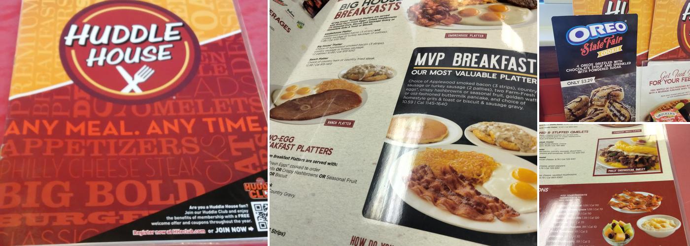 Huddle House Menu