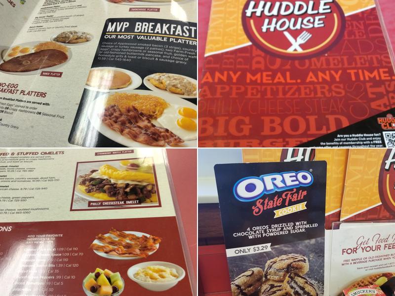 Huddle House Menu