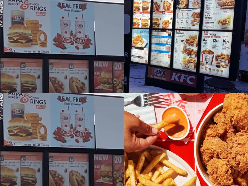 KFC Menu