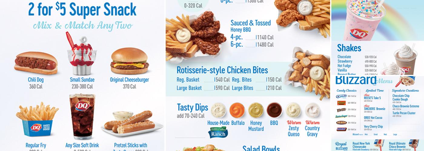 Dairy Queen Grill & Chill Menu