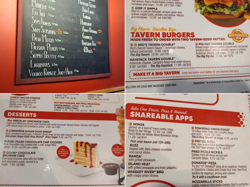 Red Robin Gourmet Burgers and Brews Menu
