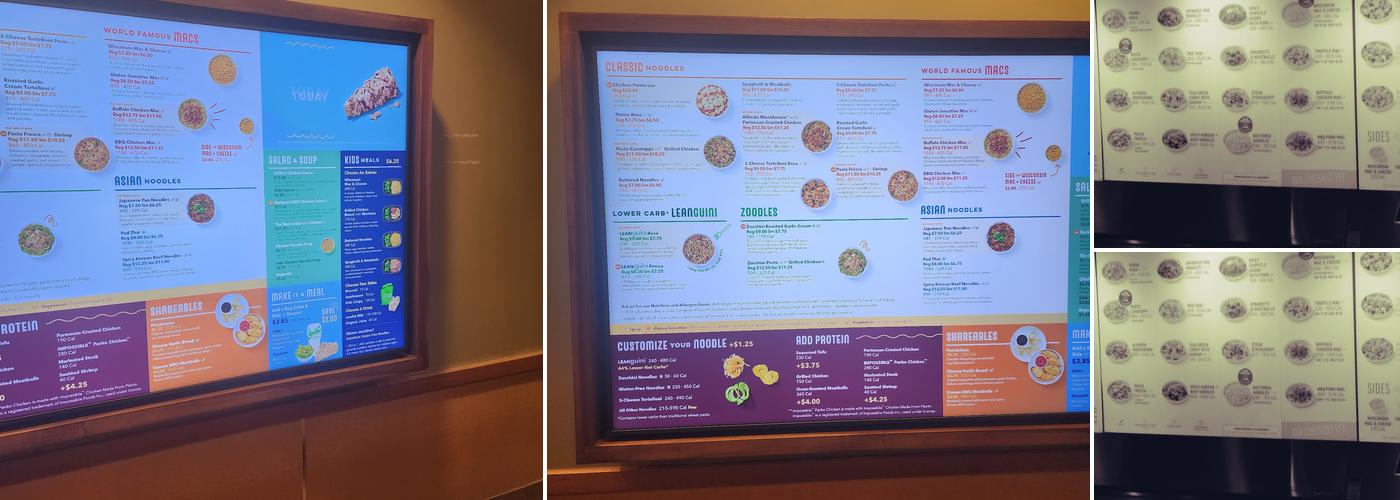 Noodles and Company Menu