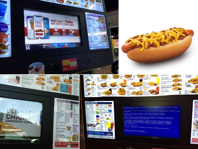 Sonic Drive-In Menu