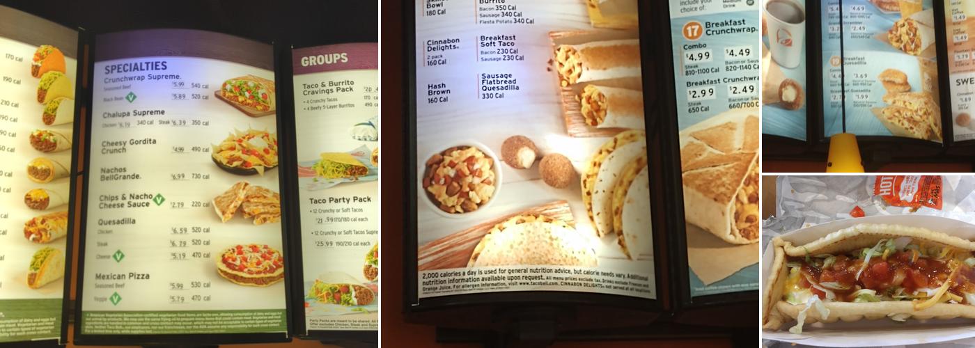 Taco Bell Menu