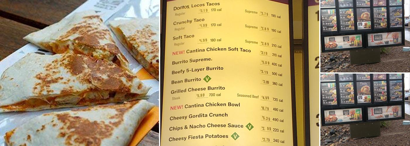 Taco Bell Menu