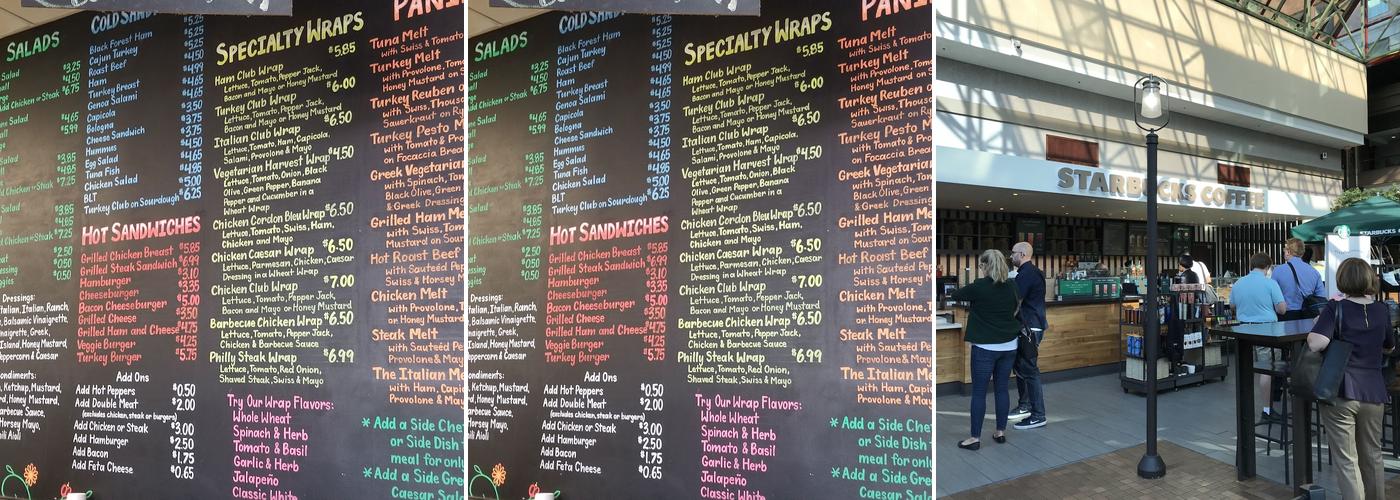 Starbucks Menu