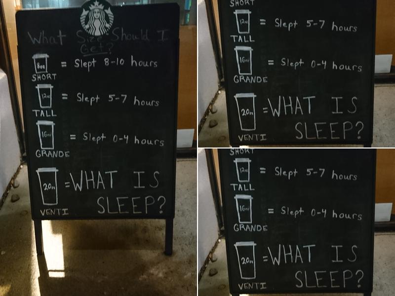 Starbucks Menu