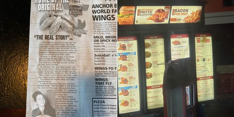Wendy's Menu