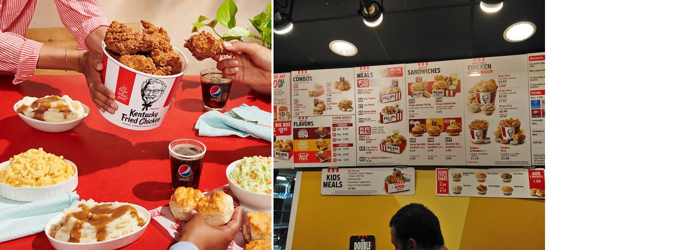 KFC Menu