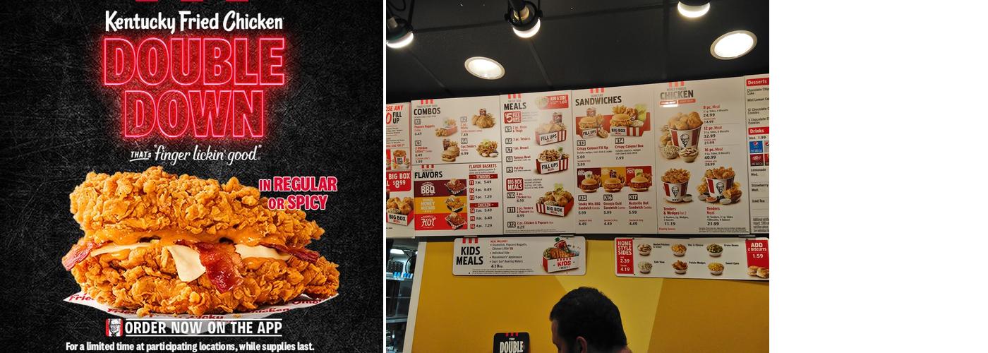 KFC Menu