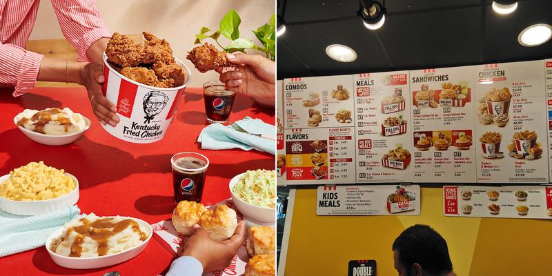 KFC Menu