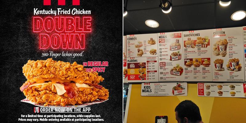 KFC Menu