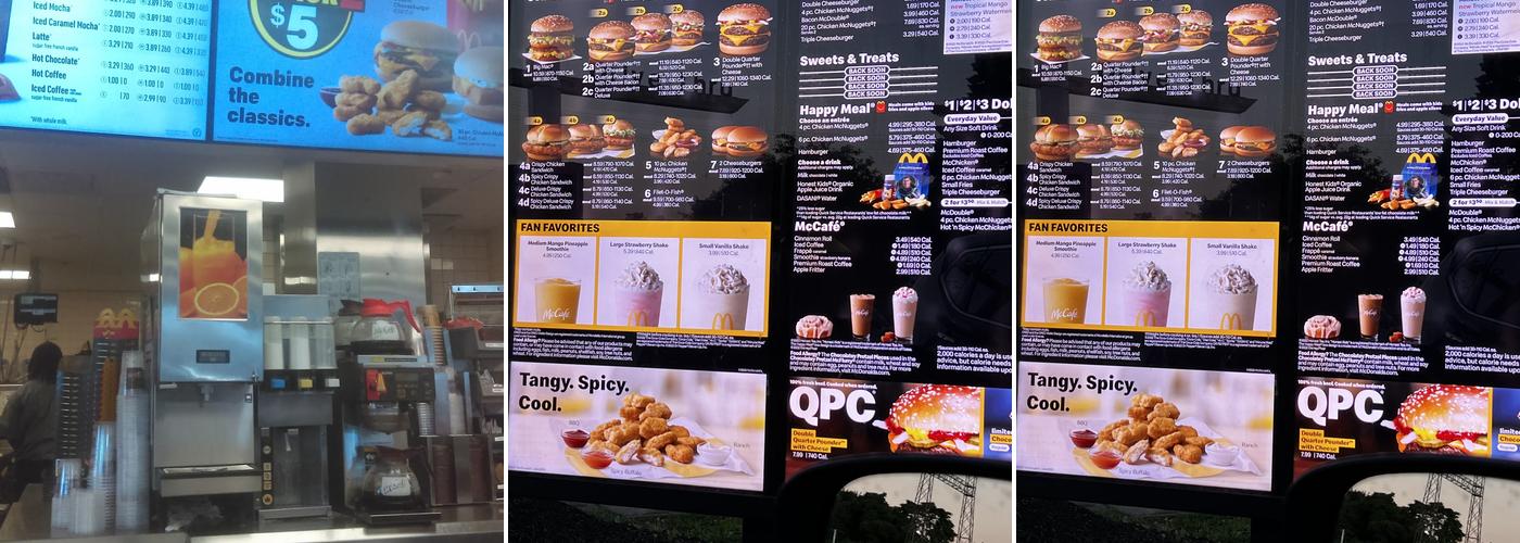 McDonald's Menu