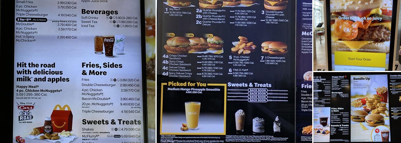 McDonald's Menu