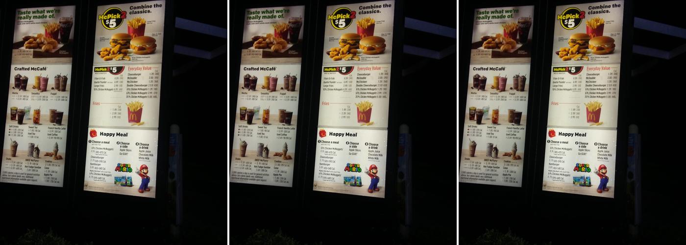 McDonald's Menu