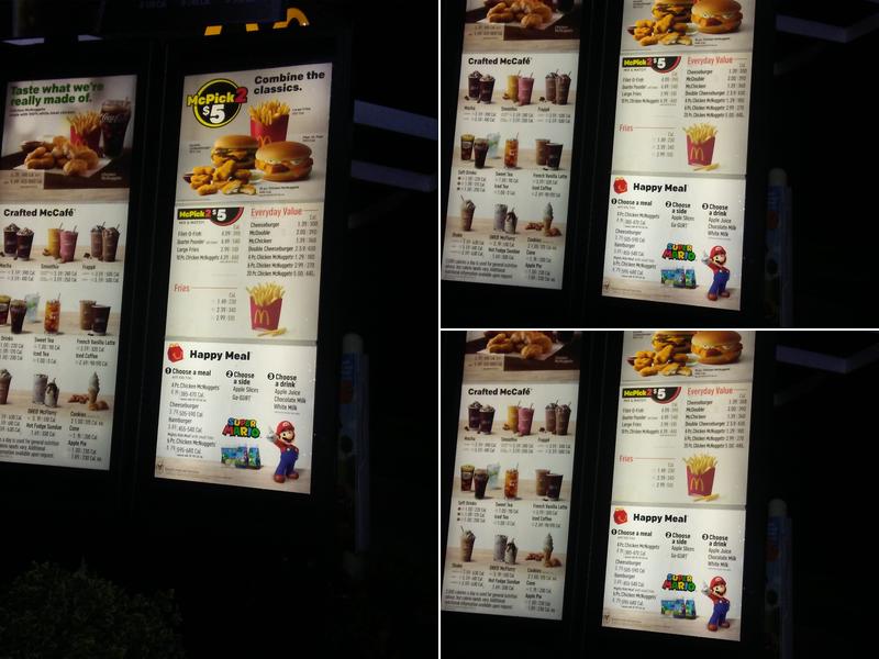 McDonald's Menu