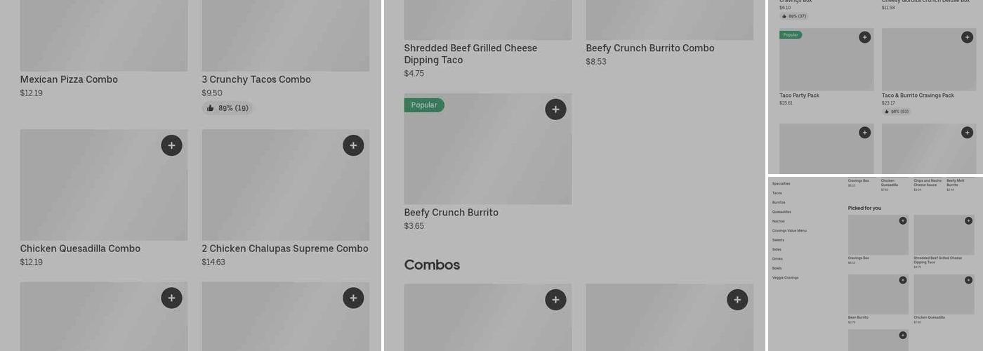 Taco Bell Menu