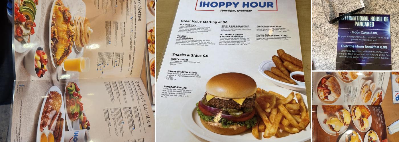 IHOP Menu