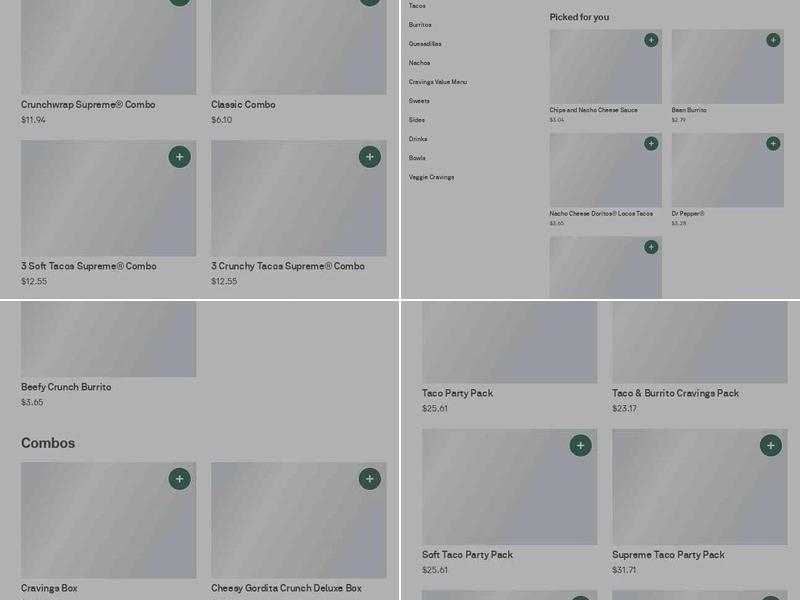 Taco Bell Menu