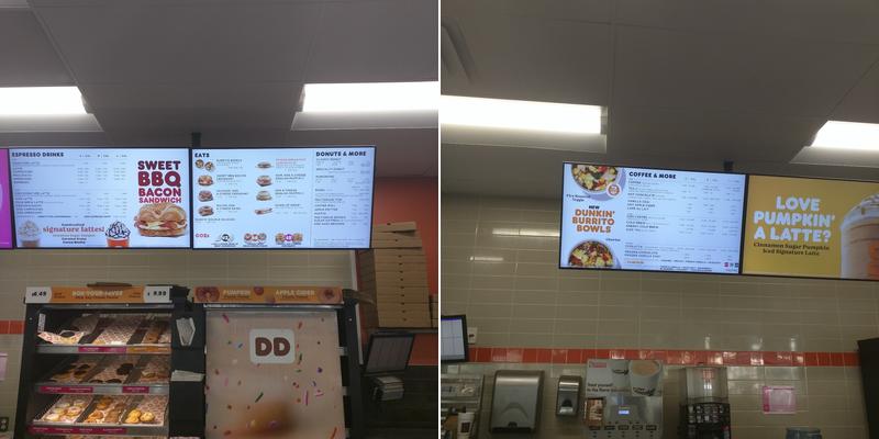 Dunkin' Menu