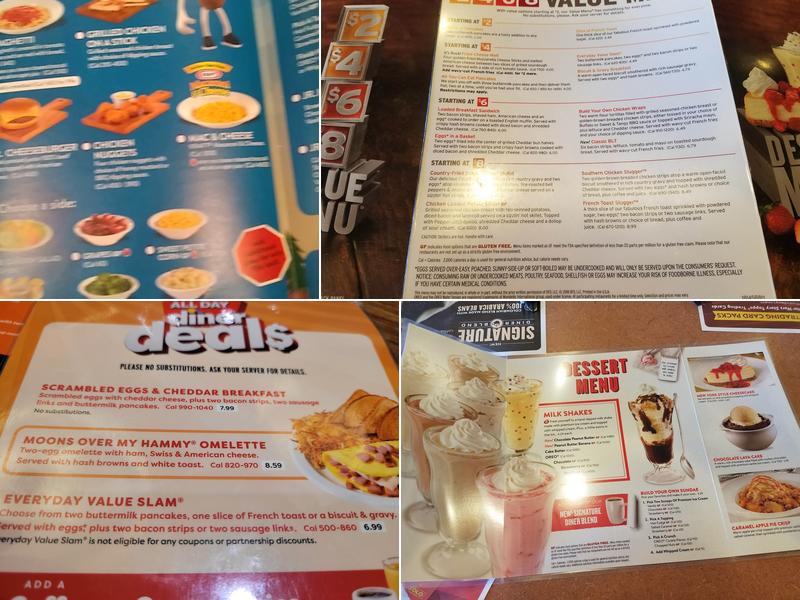 Denny's Menu