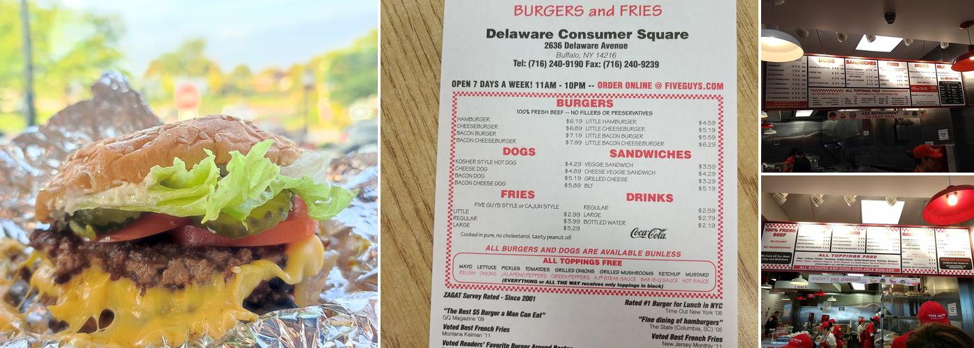 Five Guys Menu