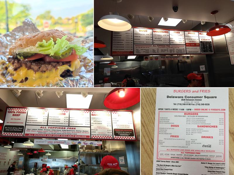 Five Guys Menu