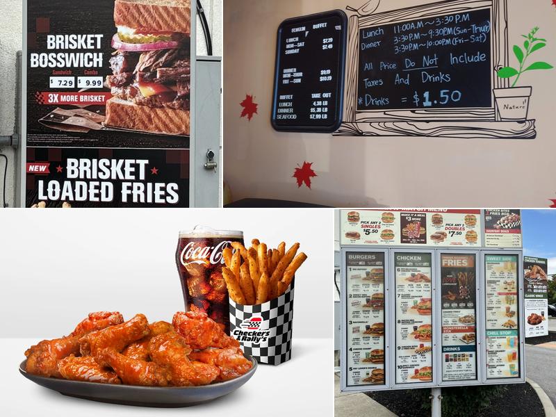 Checkers Menu